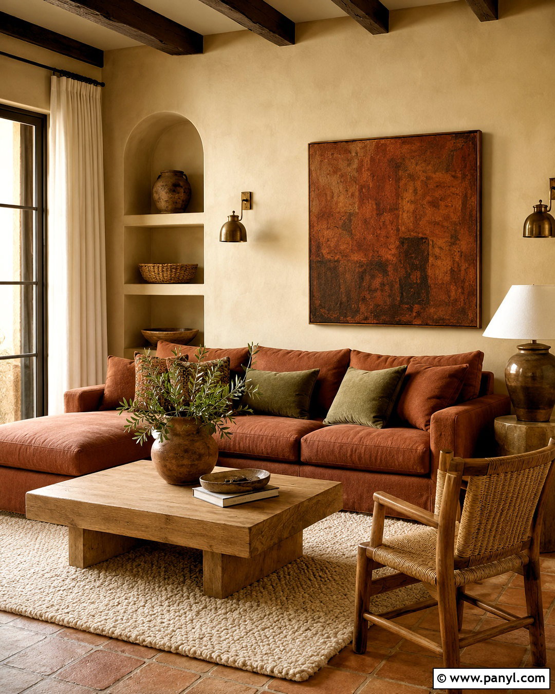 Terracotta With Beige Walls - 20 What Color Goes With Beige Walls