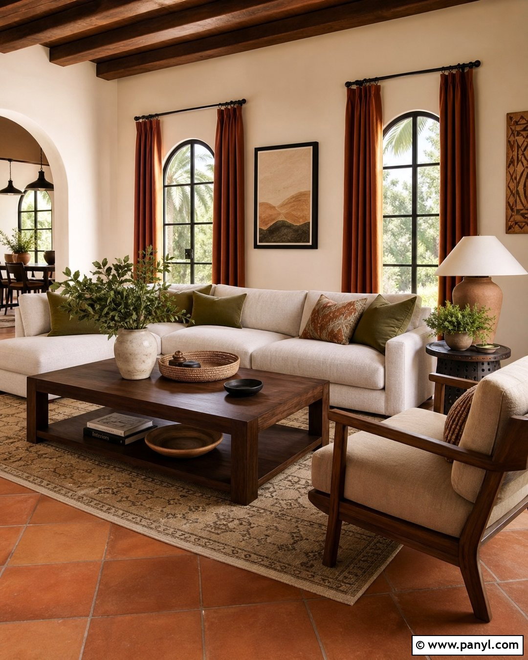 Terracotta With Beige Walls - 20 Colours That Go With Beige Walls