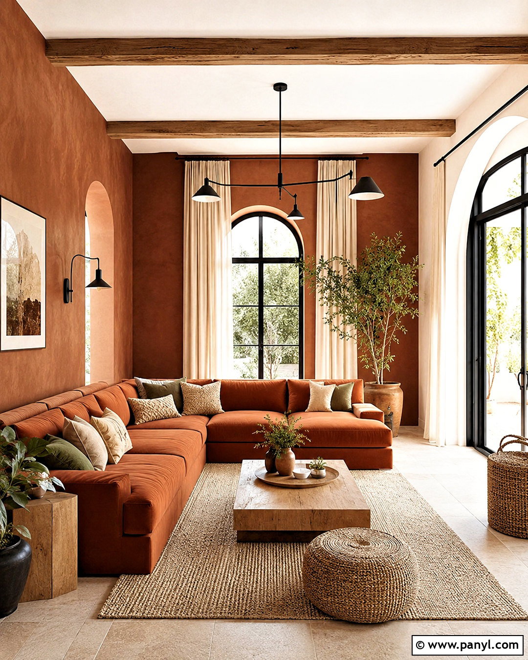 Terracotta With Brown Walls - 20 What Color Goes With Brown Walls