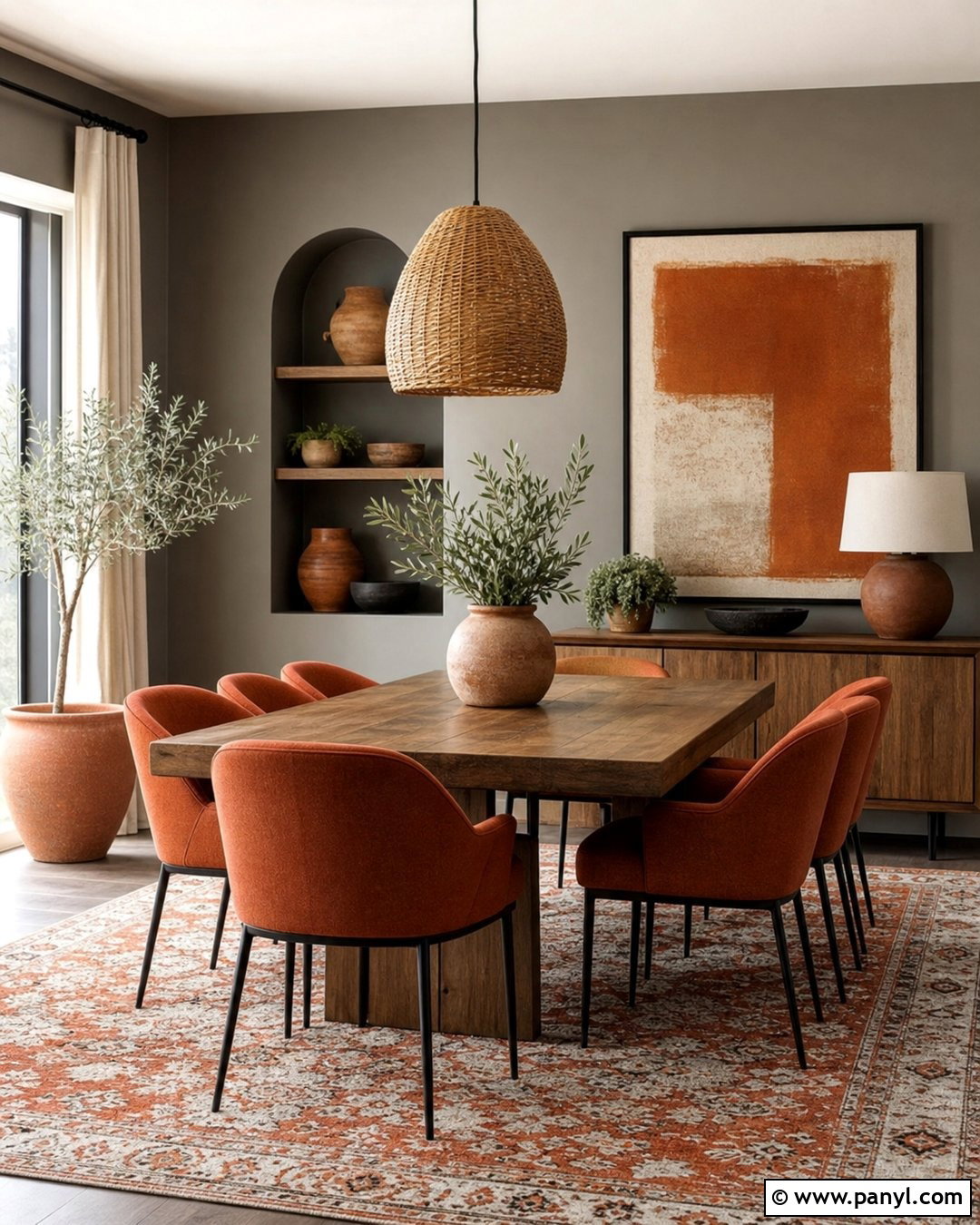 Terracotta With Gray Walls - 25 Colors That Go With Gray Walls