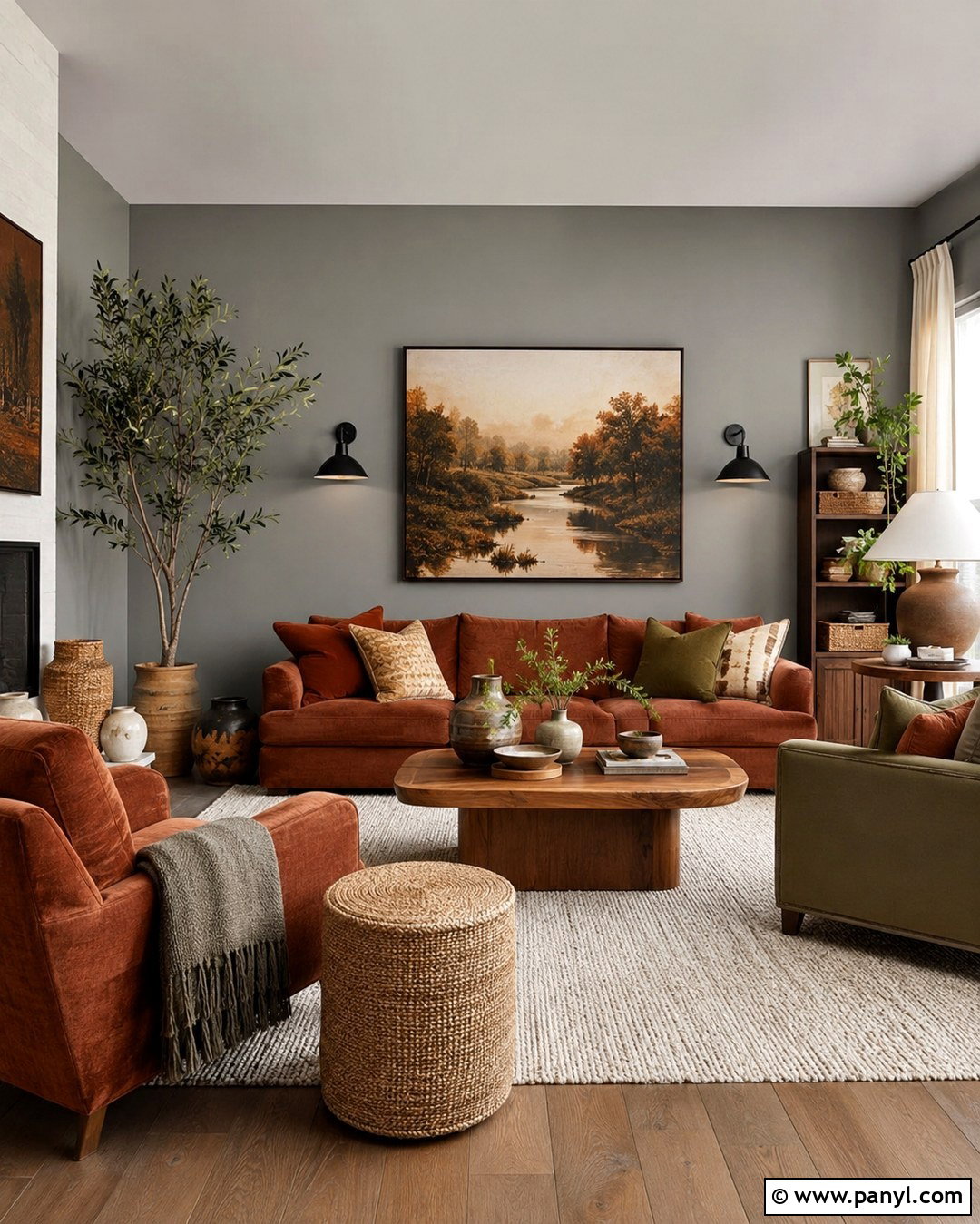 Terracotta With Gray Walls - 20 What Goes With Gray Walls