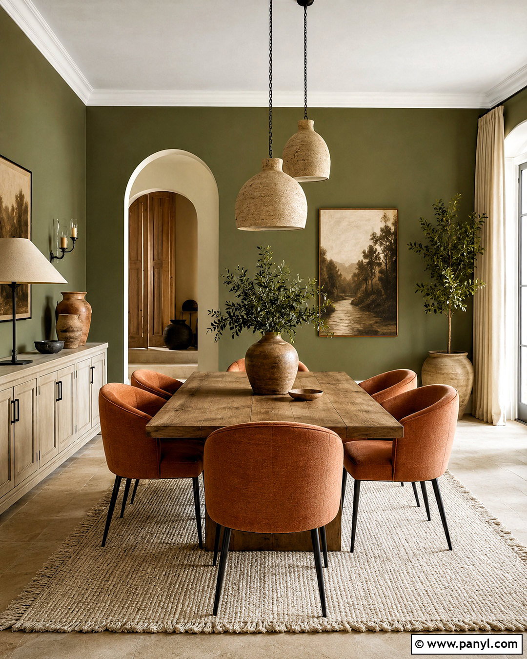 Terracotta With Green Walls - 20 What Colour Goes With Green Walls