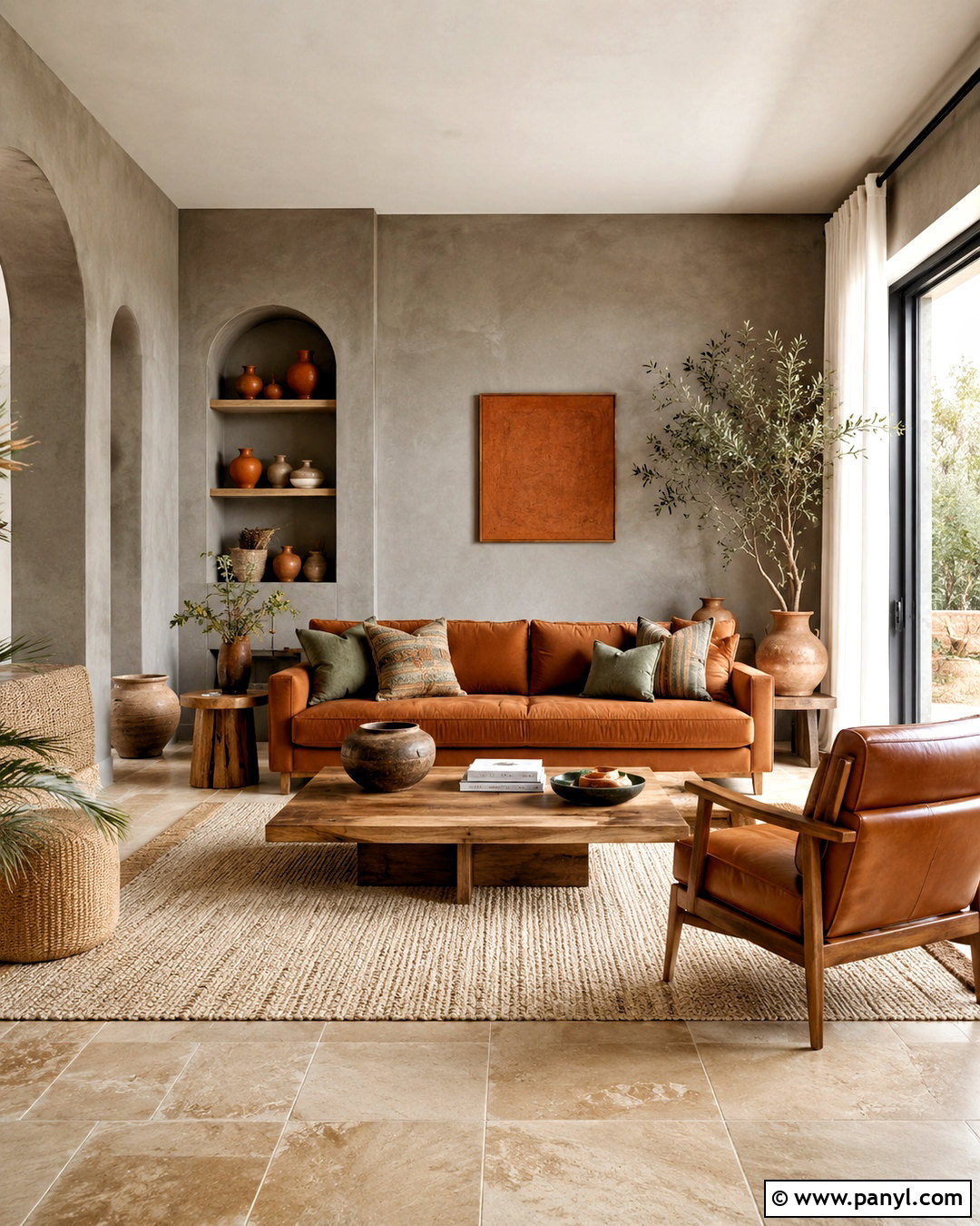 Terracotta With Grey Walls - 20 What Goes With Grey Walls