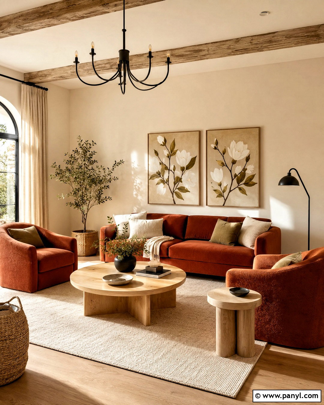 Terracotta With Magnolia Walls - 20 What Colour Goes With Magnolia Walls