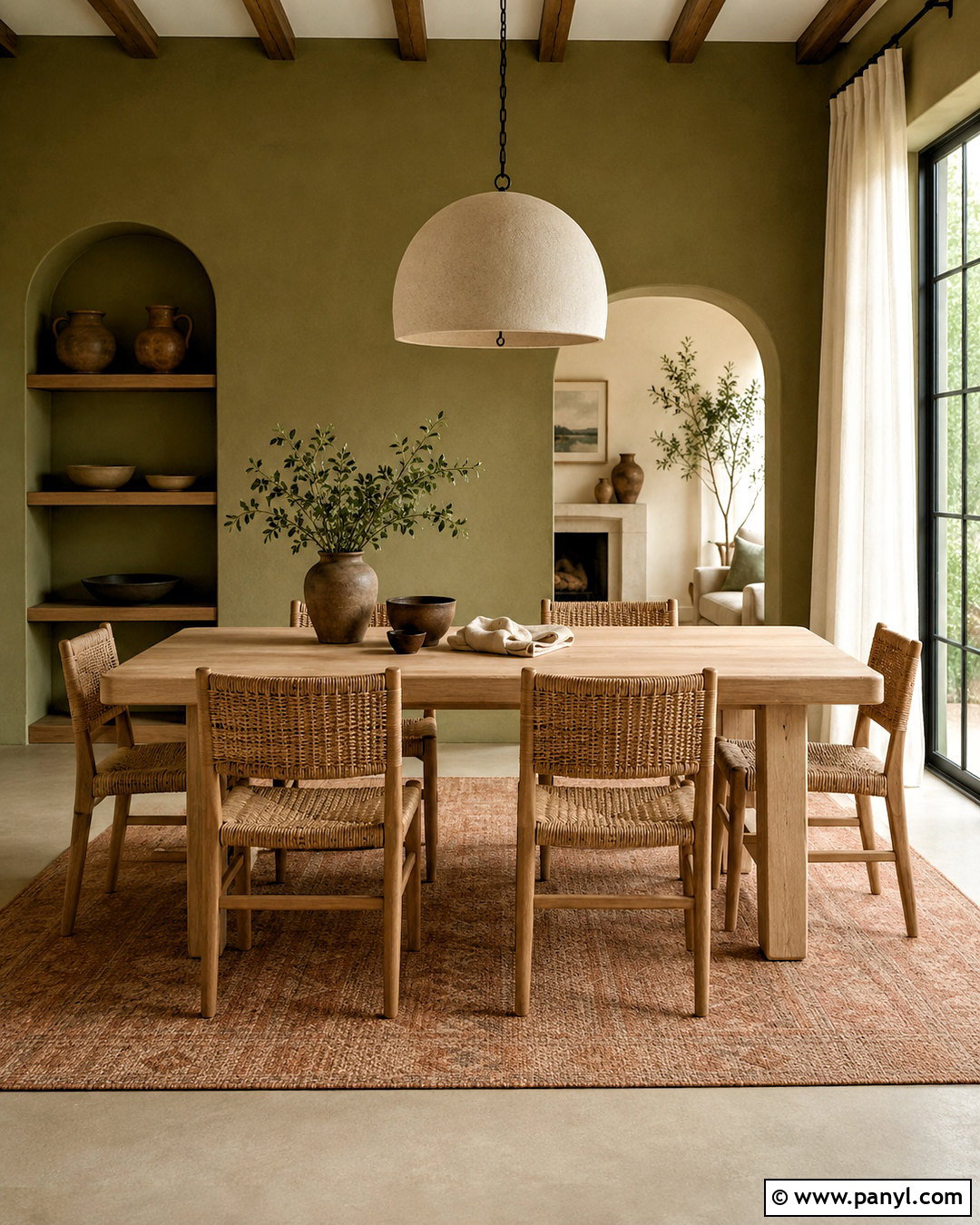Terracotta With Olive Green Walls - 20 What Colours Go With Olive Green Walls