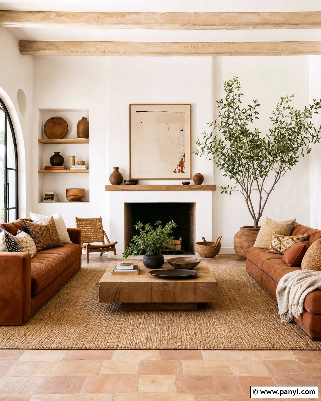 Terracotta With White Walls - 20 Shades For White Walls