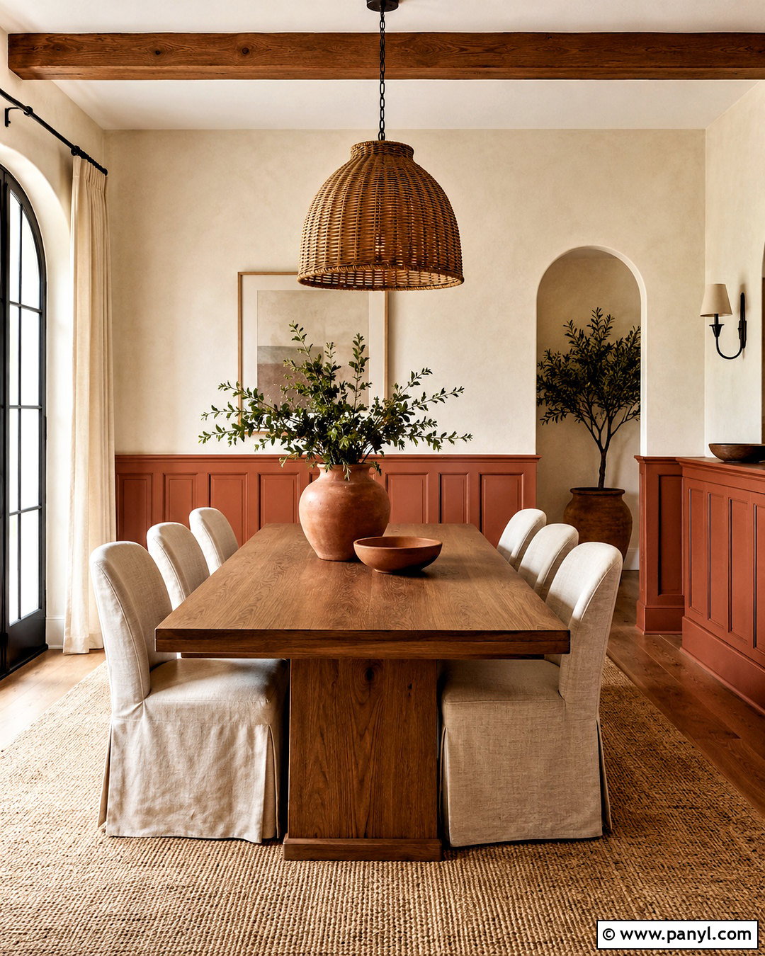 Terracotta Wood Paneling - 20 Wood Paneling Color Ideas