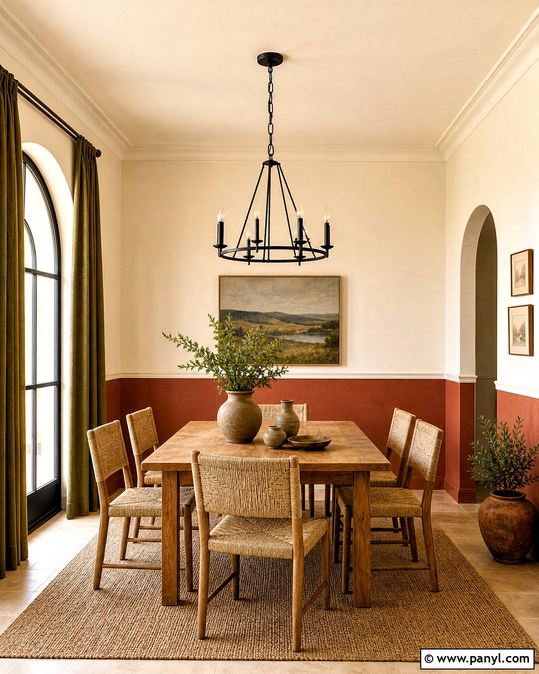 Terracotta and Cream Walls - 20 wall color combination ideas
