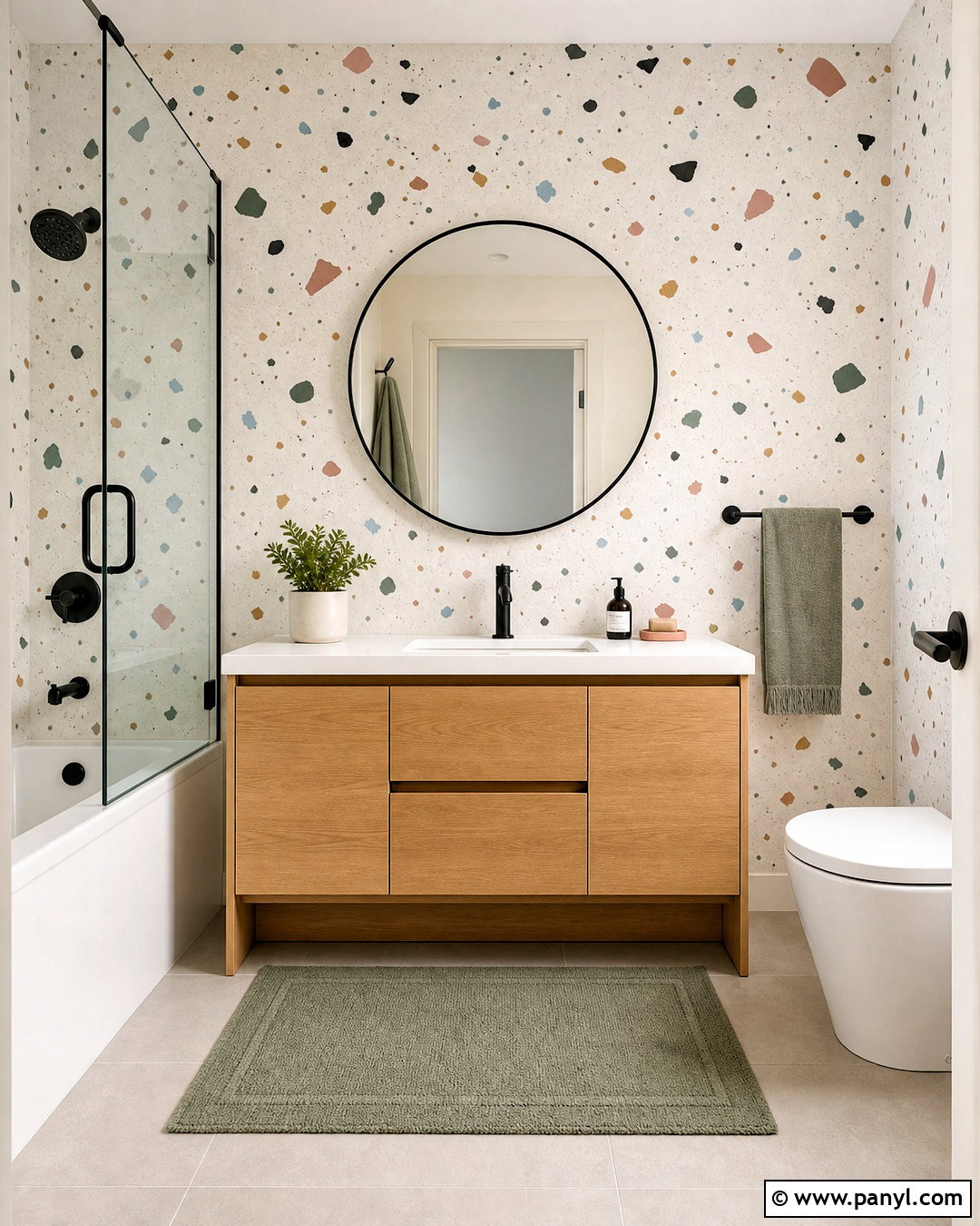 Terrazzo Effect Wall Paint - 20 wall paint designs