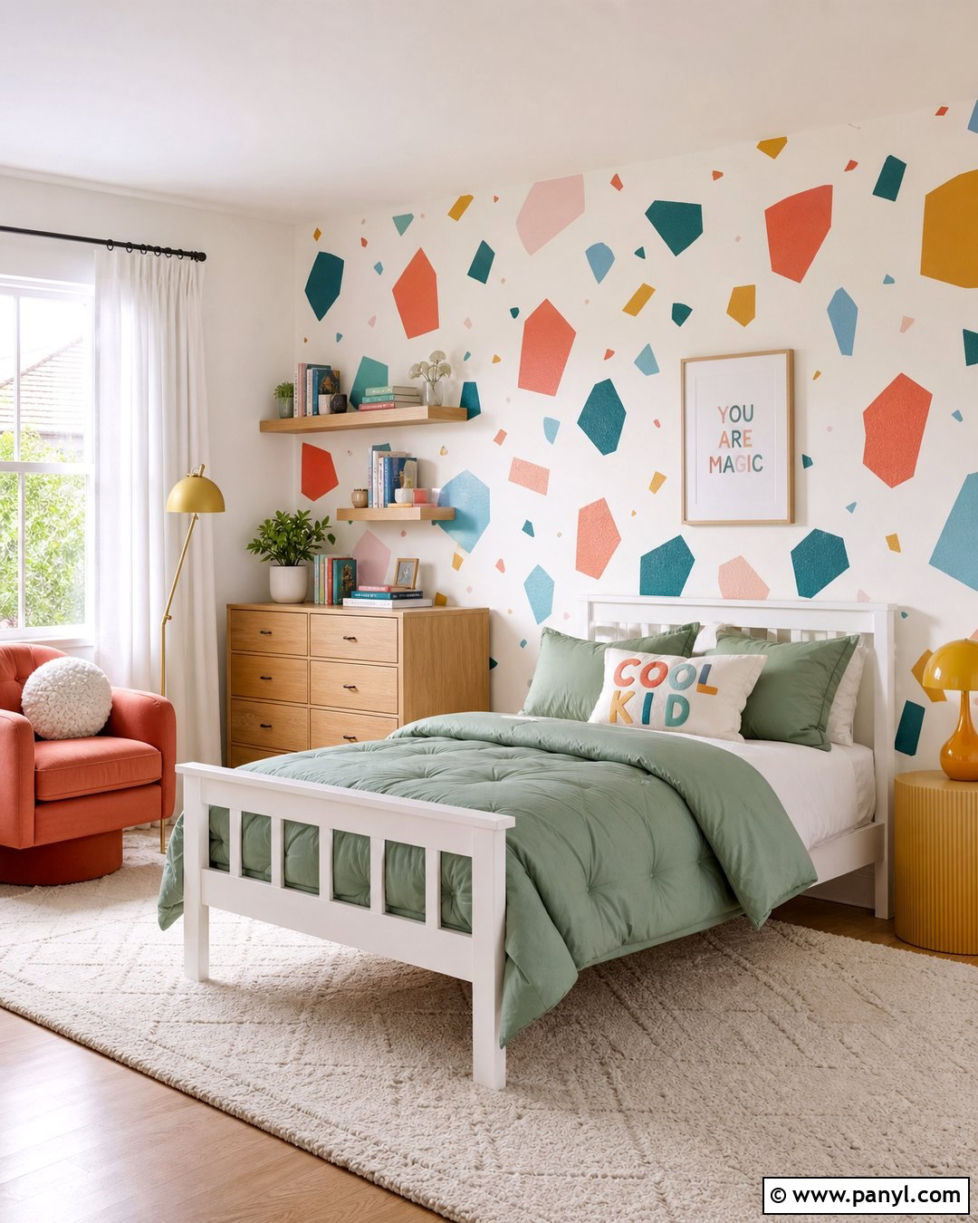 Terrazzo Geometric Wall Paint - 25 Geometric Wall Paint Kids