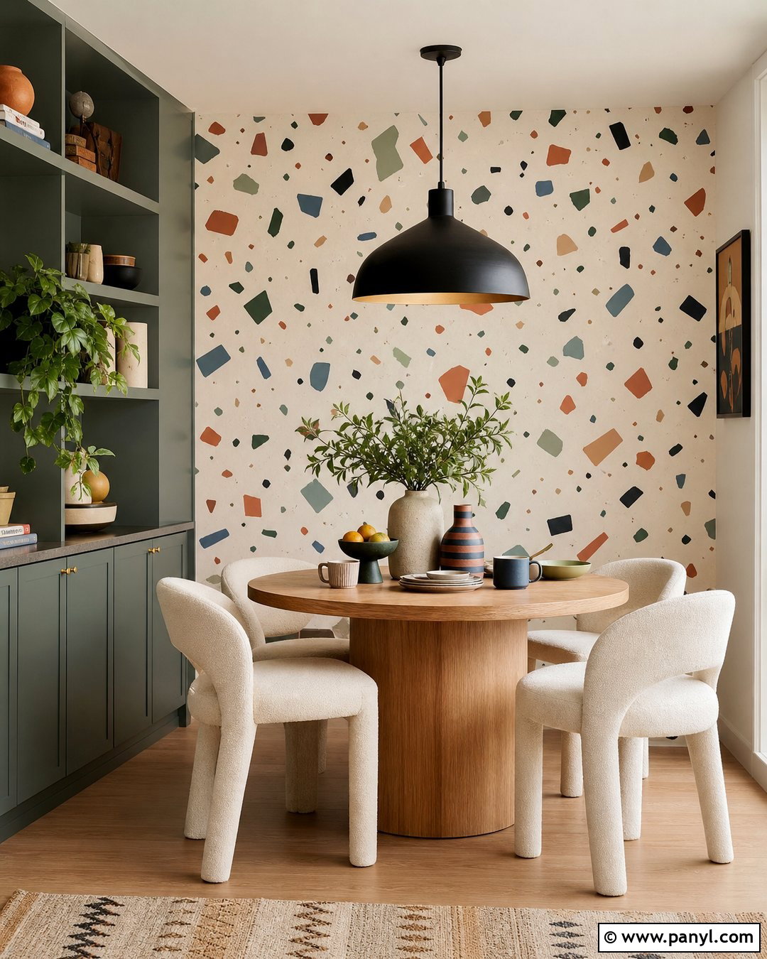 Terrazzo Geometric Wall Pattern - 35 geometric wall paint patterns