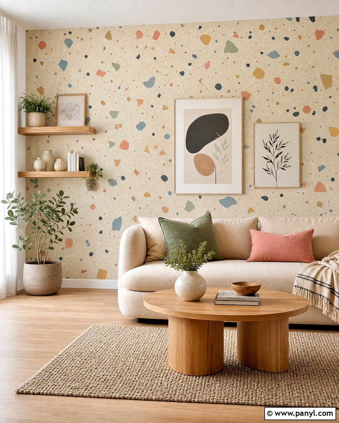 Terrazzo Speckle Wall Paint Pattern - 20 wall paint patterns living room ideas