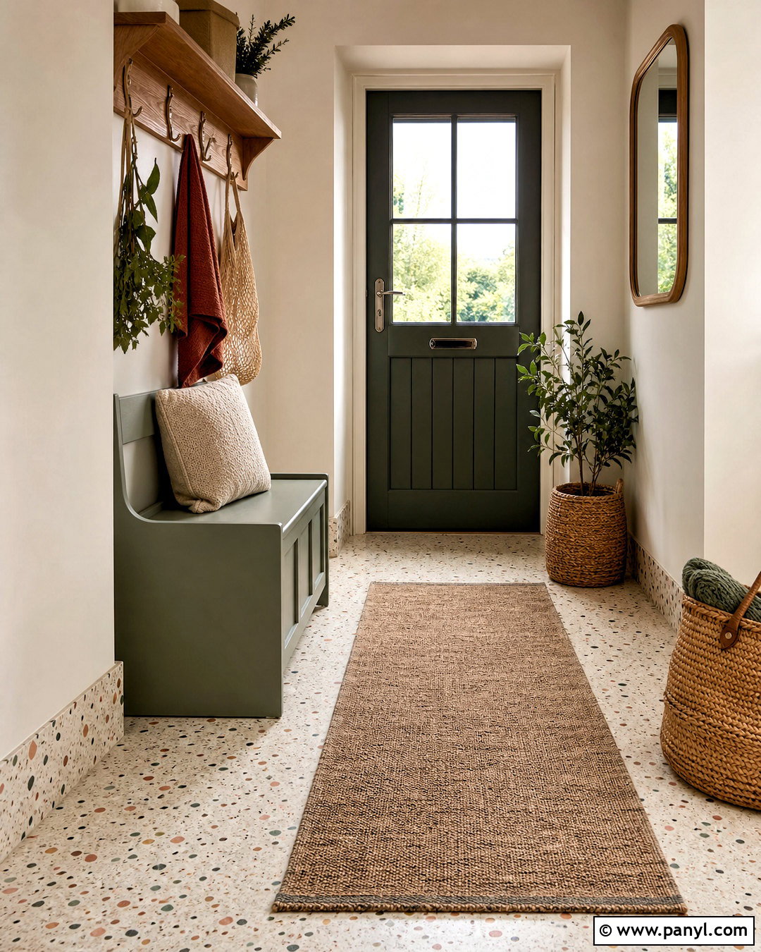 Terrazzo Wall Skirting - 20 wall skirting ideas