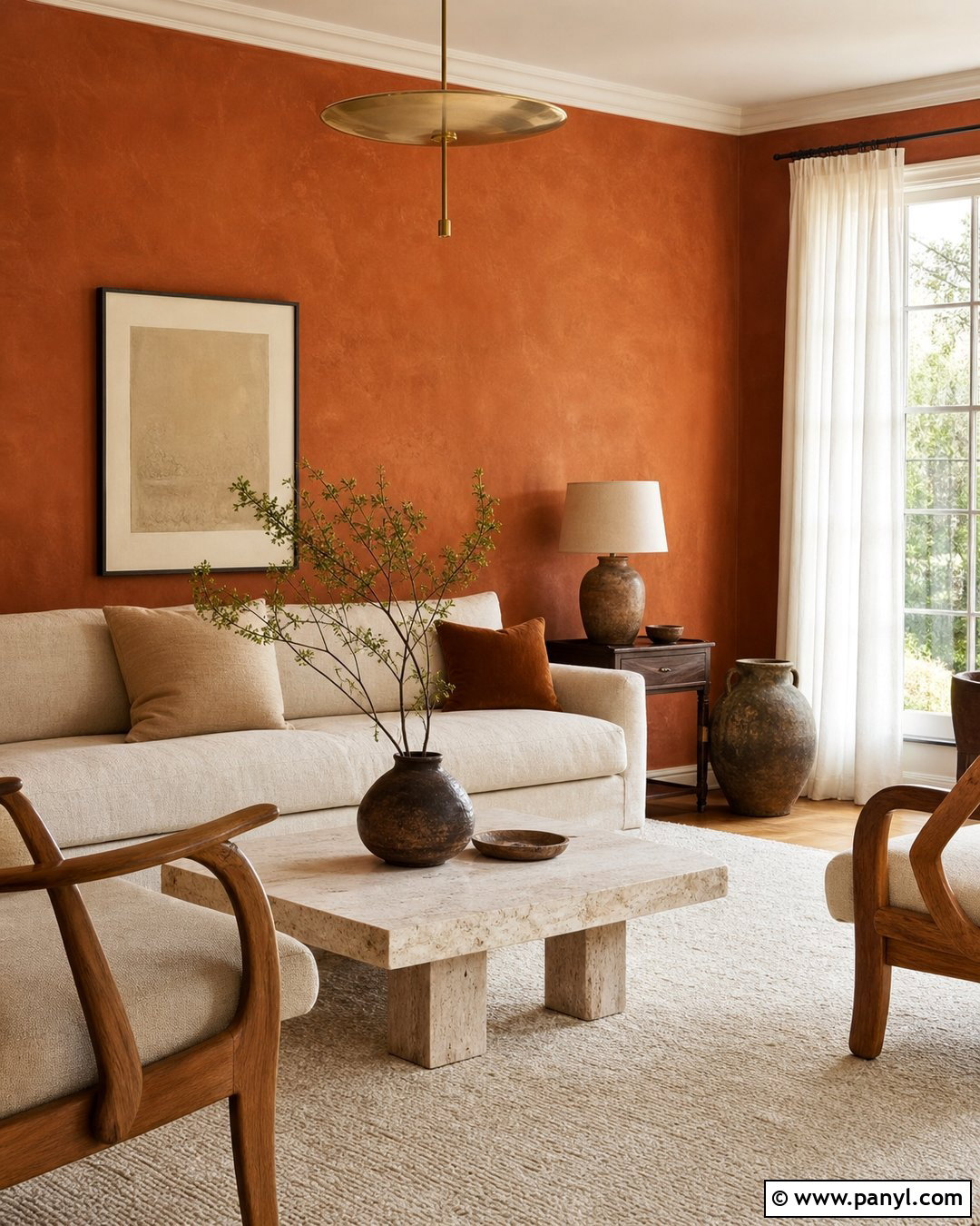 Textured Burnt Orange Walls - 35 burnt orange walls