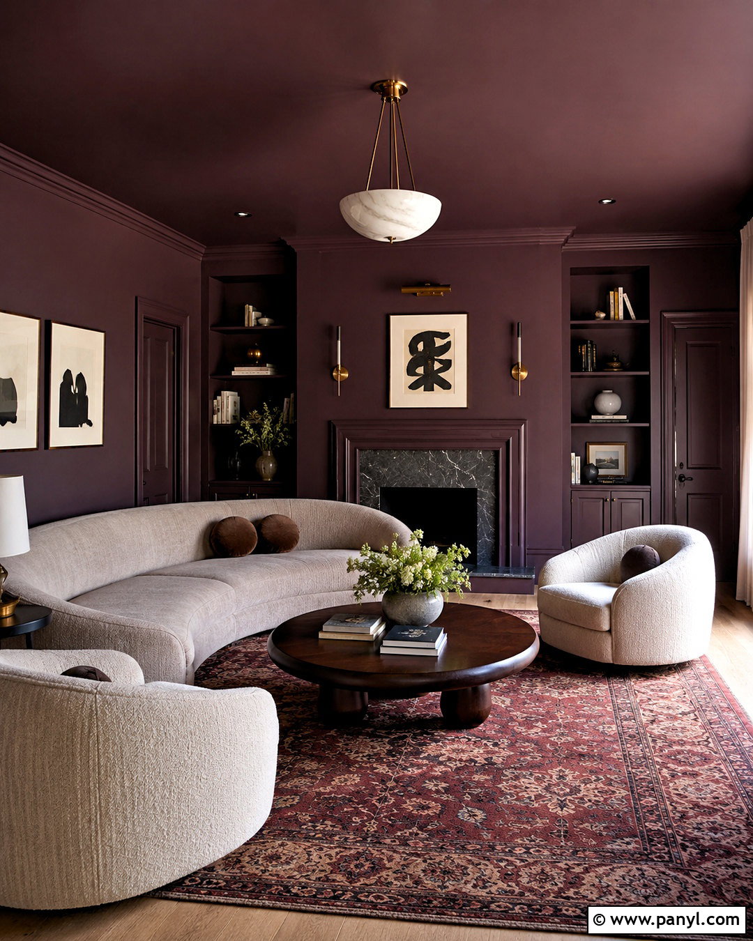 Textured Color Drenched Wall - 35 wall color texture ideas