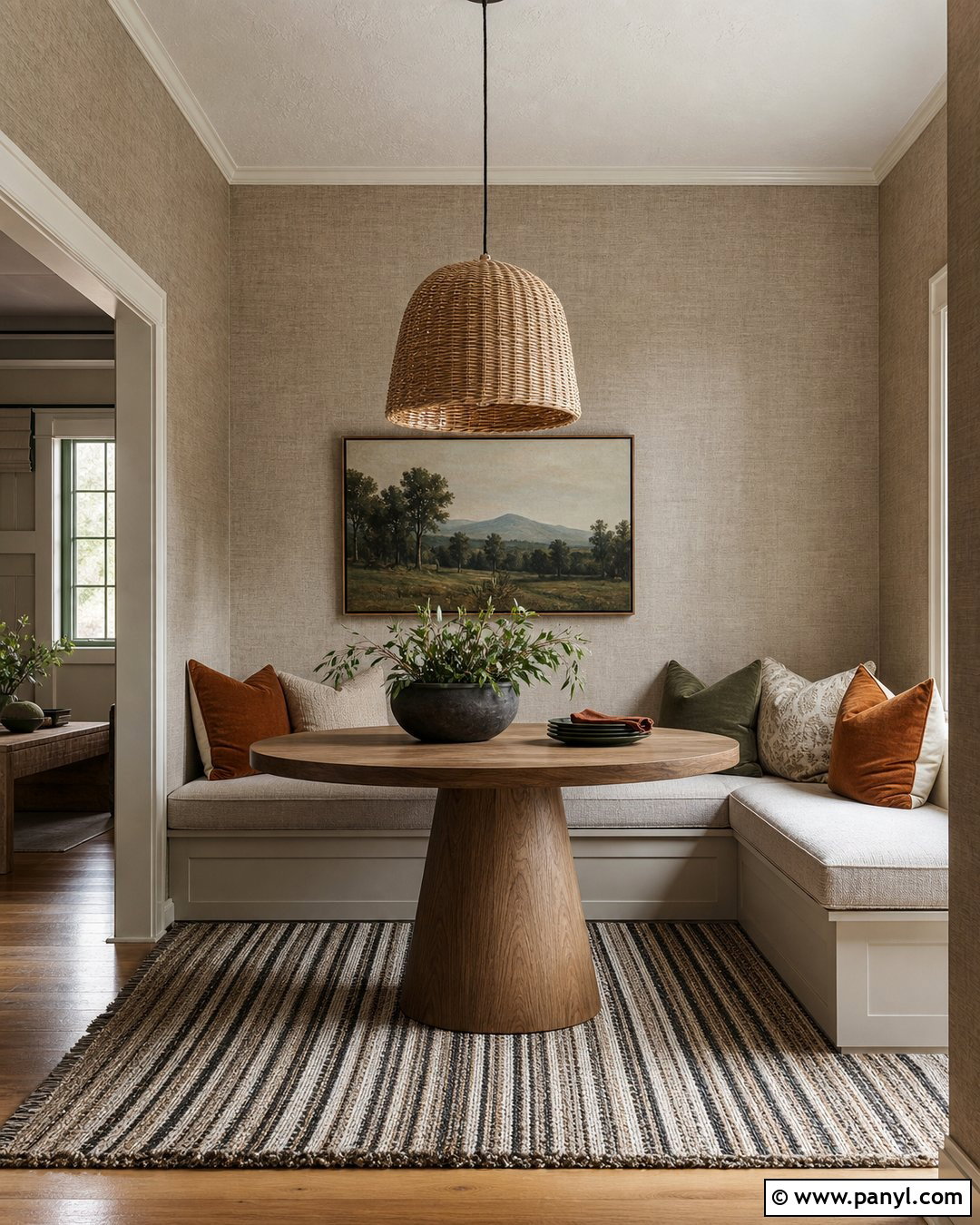 Textured Dining Nook Wallpaper - 25 Choose You Wallpaper Ideas