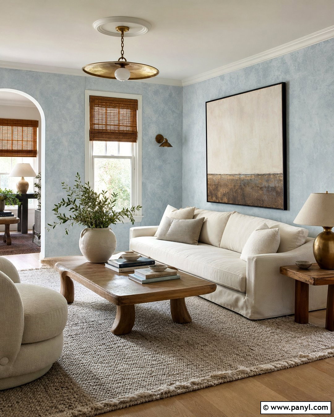 Textured Pastel Blue Walls - 30 pastel blue wall ideas