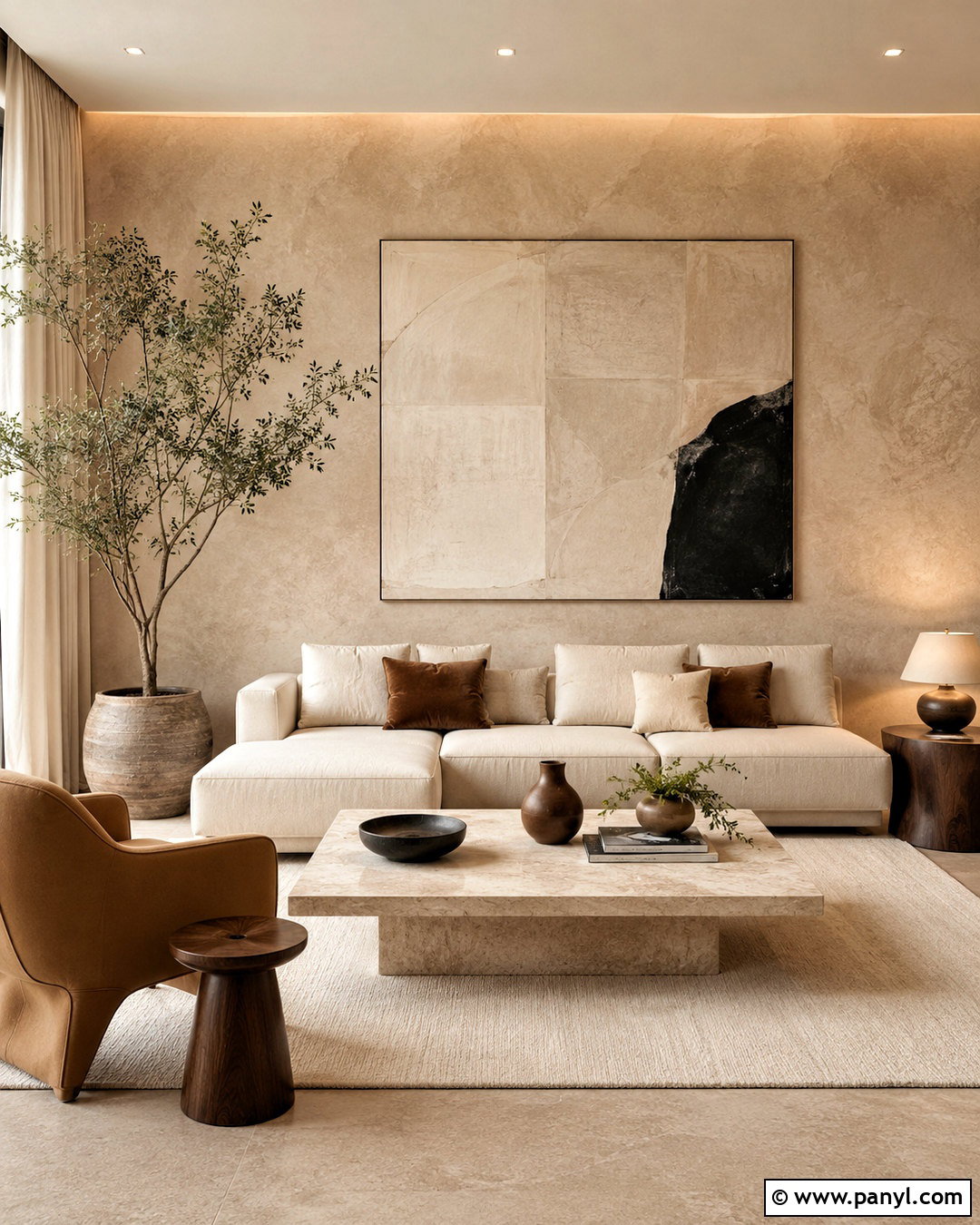 Textured Plaster Wall Design - 20 drawing room wall design modern ideas