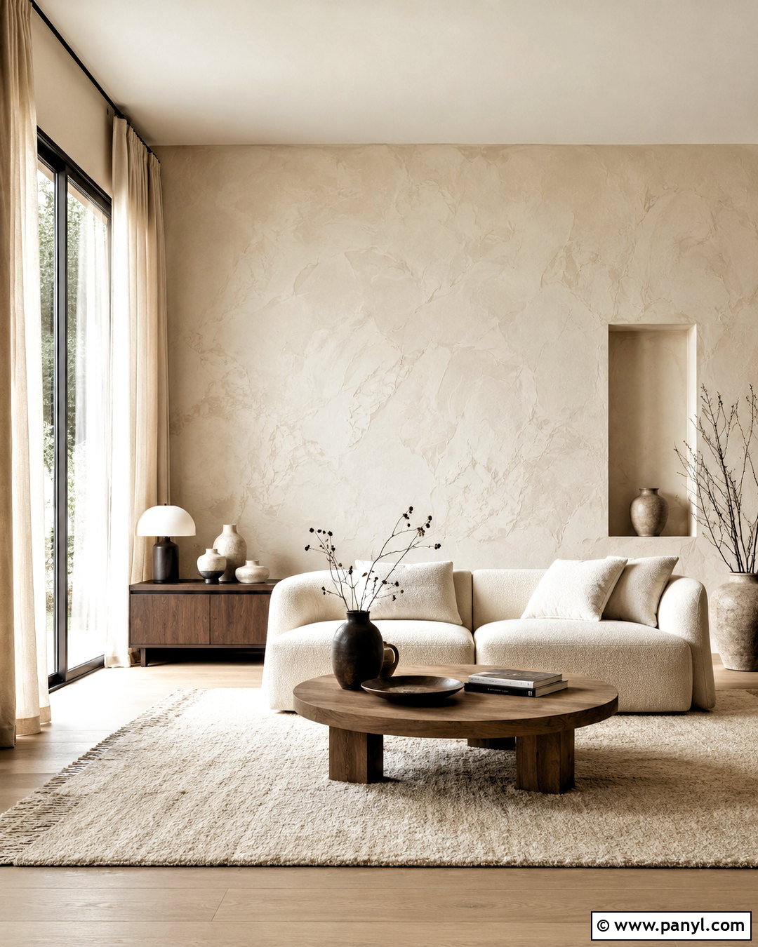 Textured Plaster Wall - 20 decorative wall design ideas