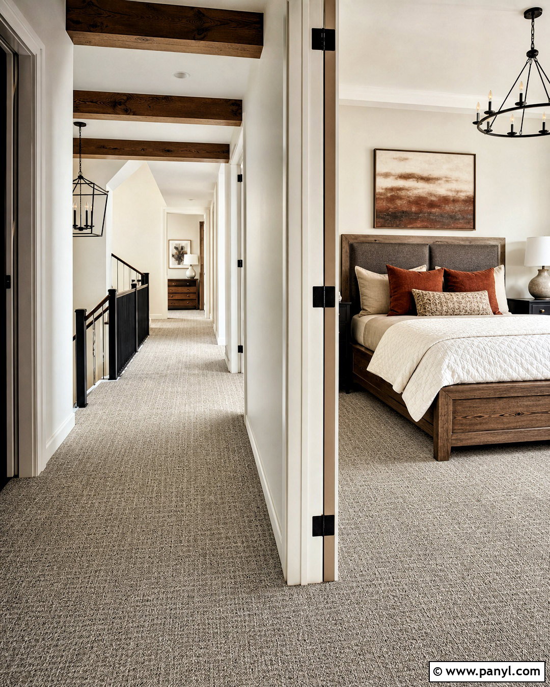 Textured Taupe Upstairs Carpet - 20 upstairs carpet ideas