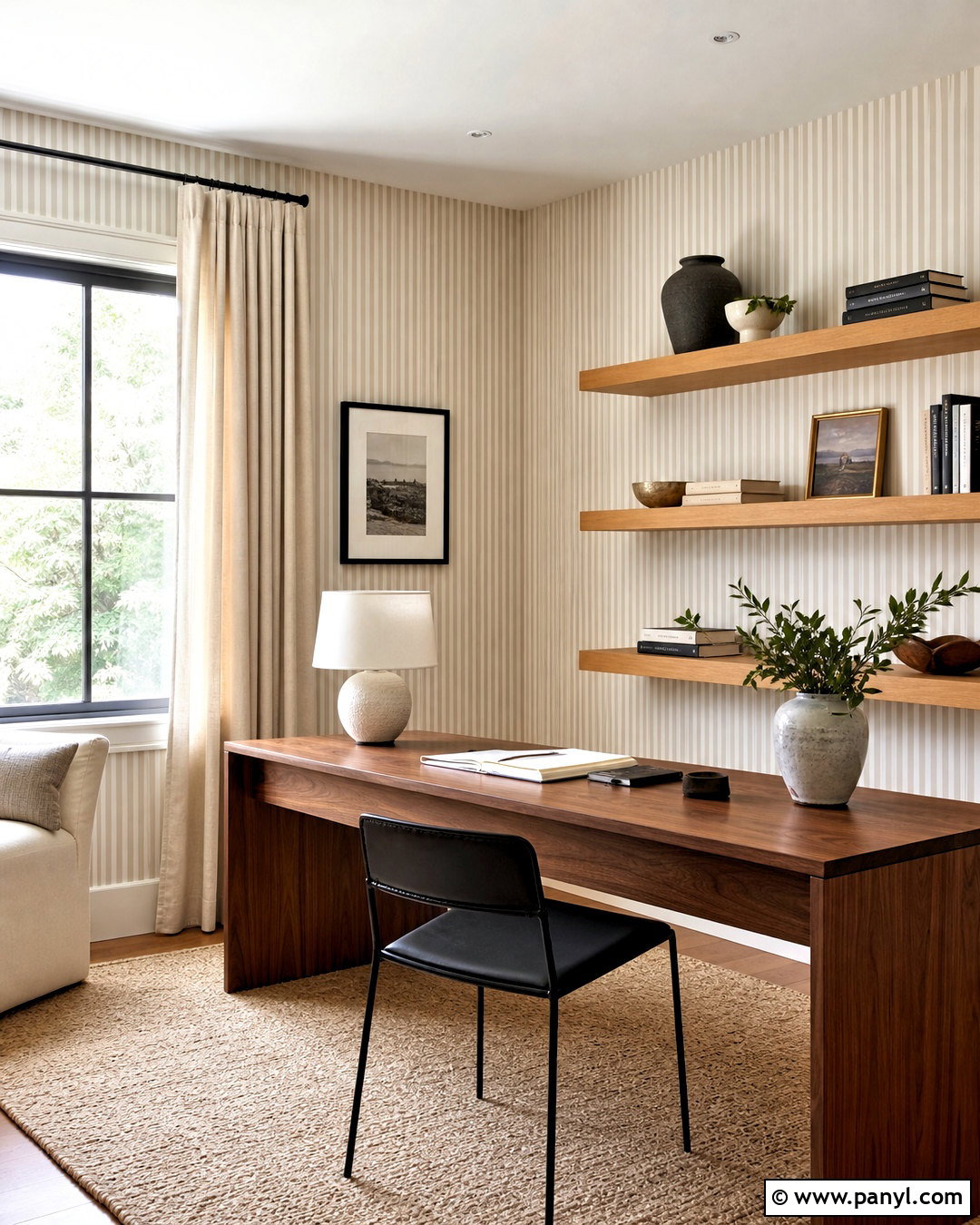 Thin Stripe Wall Line Design - 20 wall line design ideas
