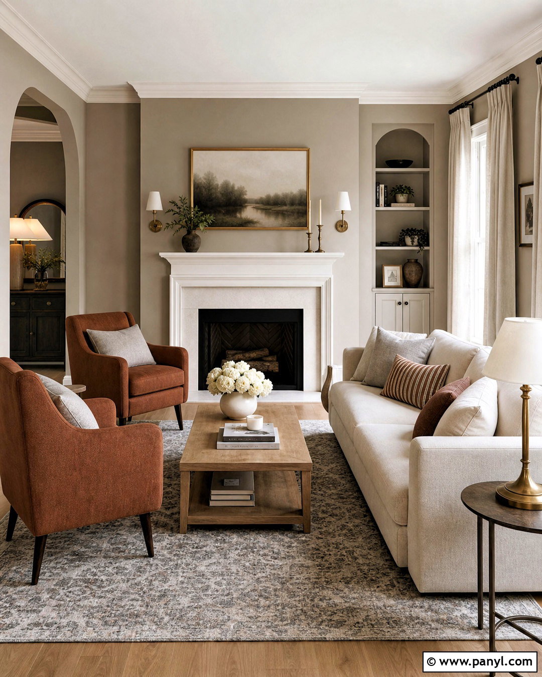 Thunder Greige Living Room - 20 greige paint colors living room ideas