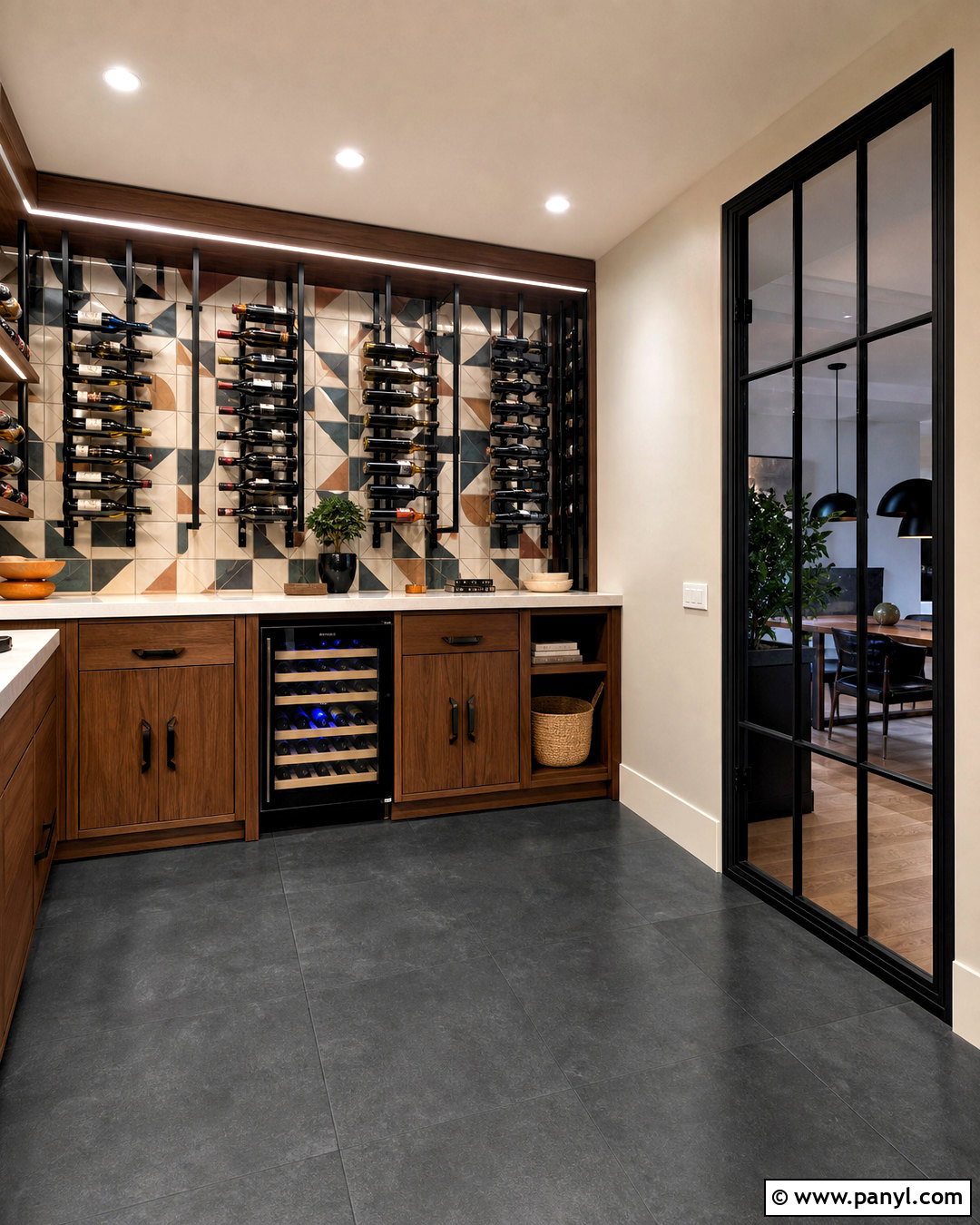 Tile Wine Cellar Wall - 20 wine cellar wall ideas