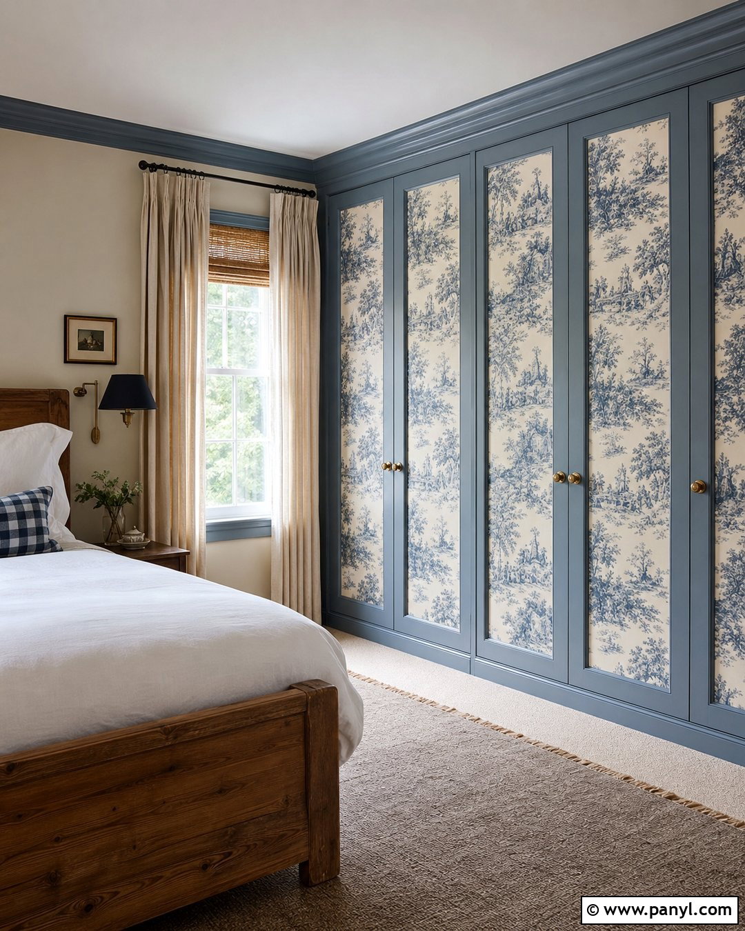 Toile Wardrobe Wallpaper - 40 Wardrobe Wallpaper Ideas