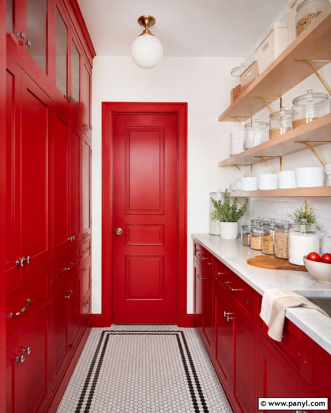 Tomato Red Pantry Color - 20 Bright Pantry Colors