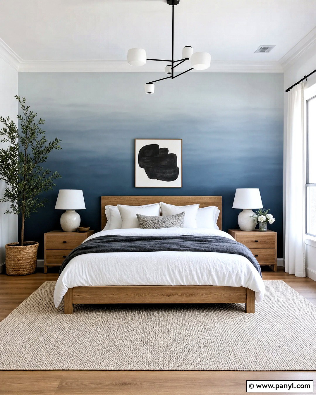 Tonal Gradient Wall Paint Design - 20 unique wall paint designs
