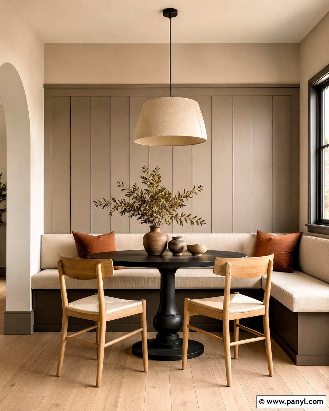 Tonal Panel Wall - 20 interior wall painting designs