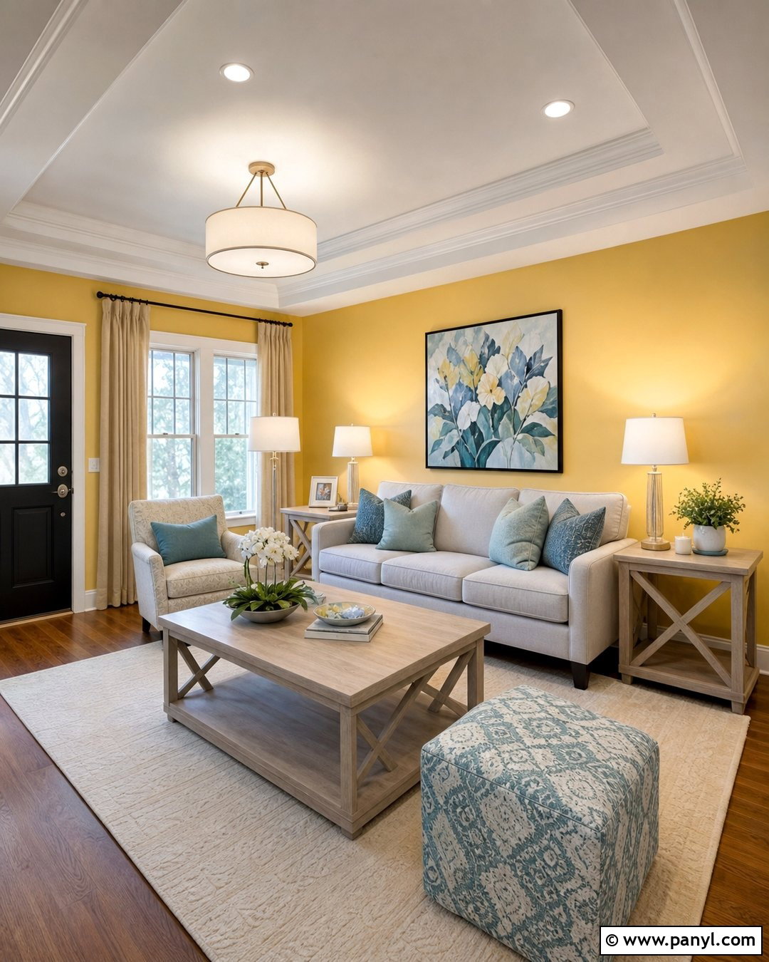 Tone Down Yellow Walls With Cooler Lighting - 20 How To Tone Down Yellow Walls