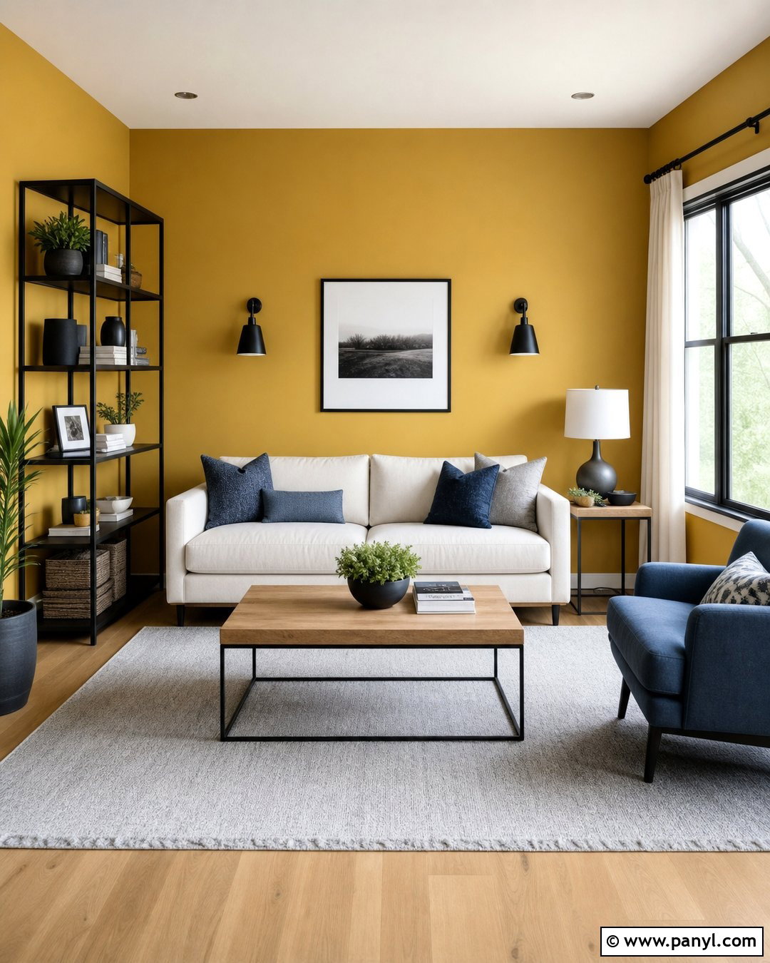 Tone Down Yellow Walls With Matte Black Accents - 20 How To Tone Down Yellow Walls