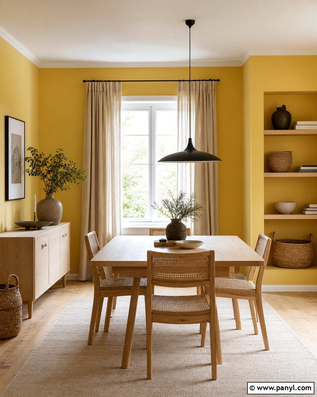 Tone Down Yellow Walls With Natural Wood - 20 How To Tone Down Yellow Walls