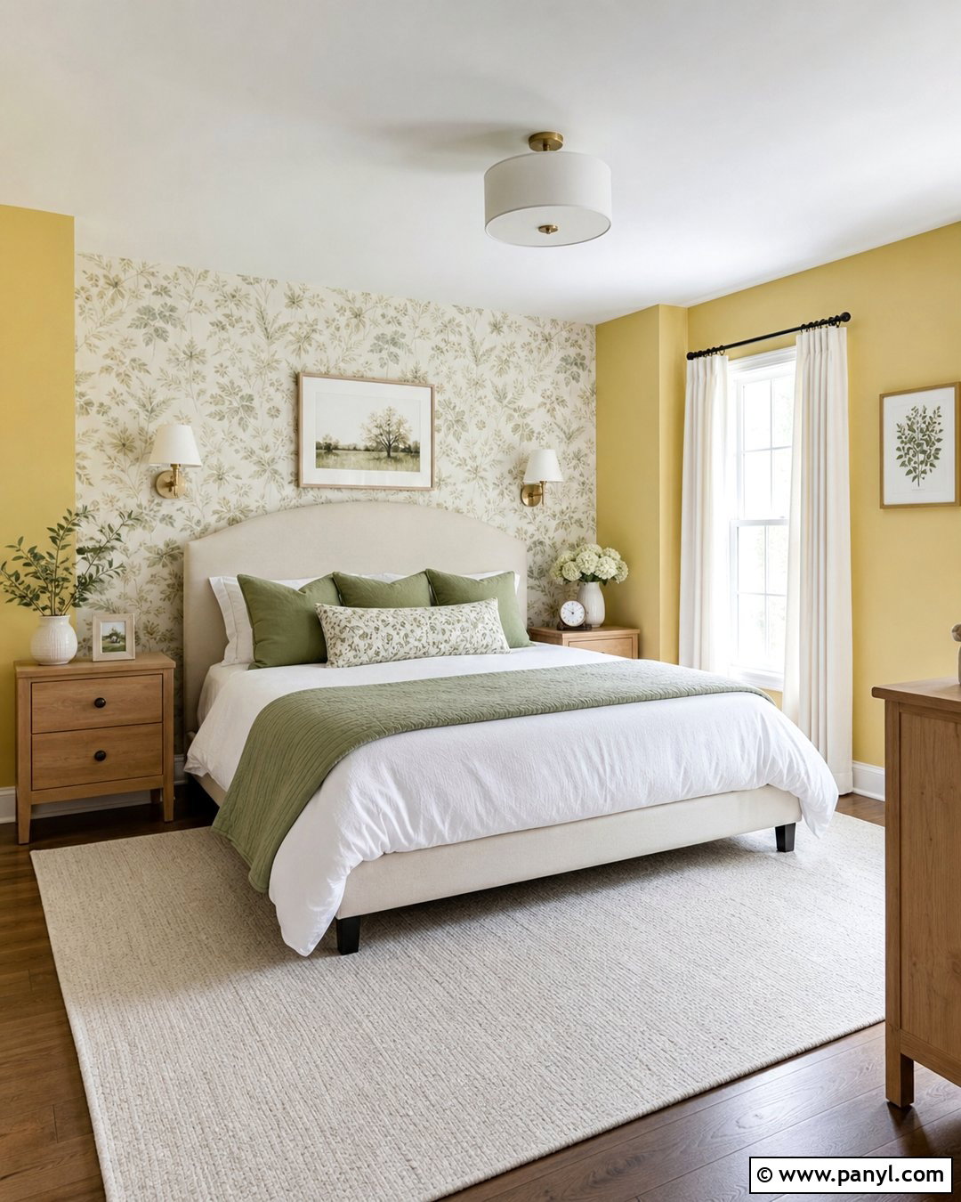 Tone Down Yellow Walls With Removable Wallpaper - 20 How To Tone Down Yellow Walls