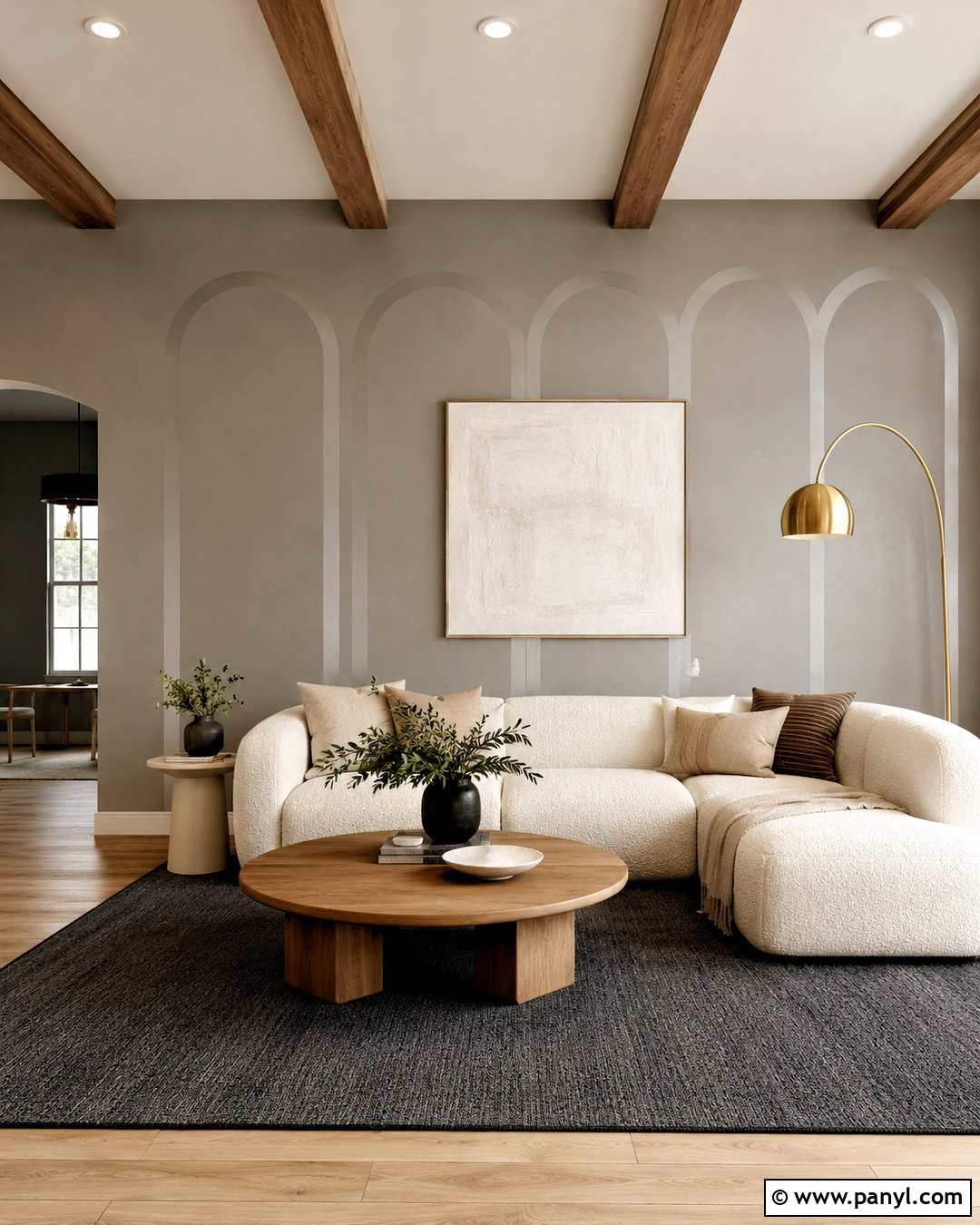 Tone On Tone Accent Wall - 20 paint design accent wall ideas