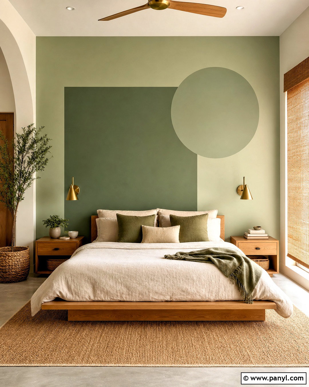 Tone On Tone Color Block Wall - 20 color block wall ideas