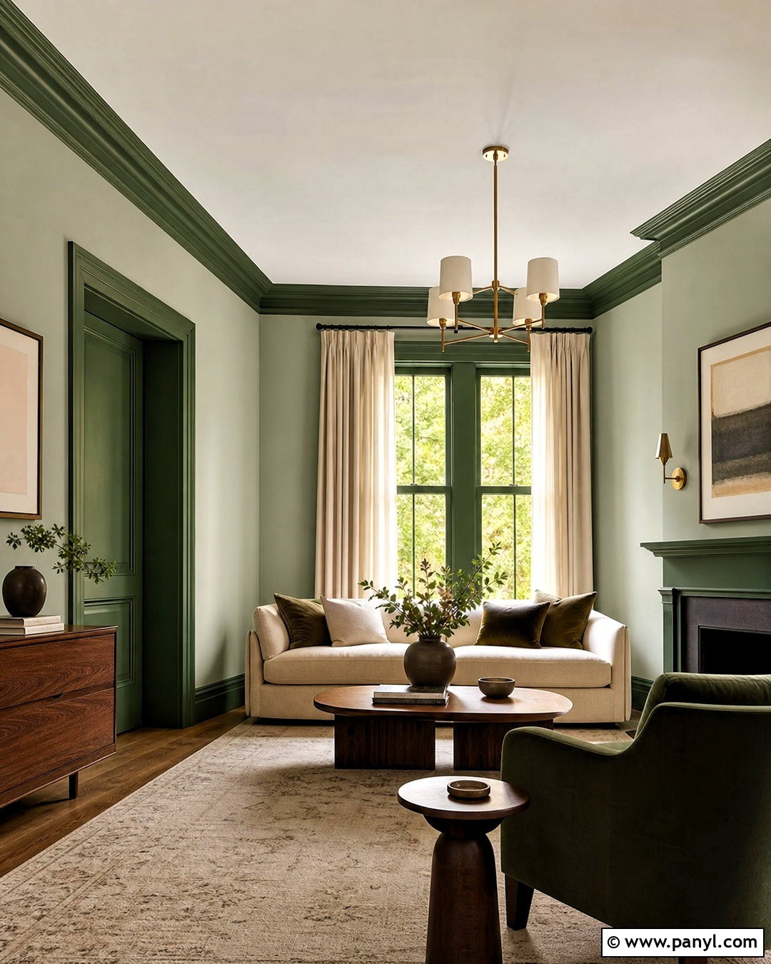 20 Green Trim Interior Ideas for a Bold, Designer Finish