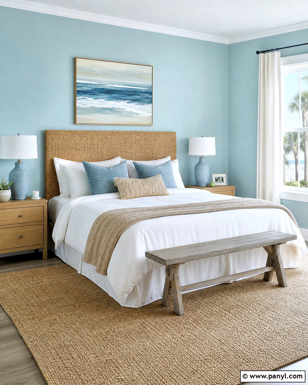Topsail Light Blue Coastal Bedroom - 20 sherwin williams light blue ideas
