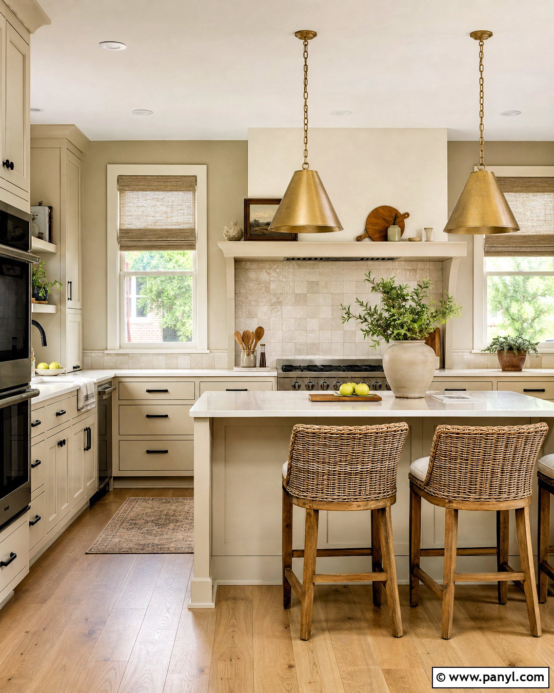 Touch of Sand Kitchen With White Cabinets - 20 touch of sand sherwin williams ideas