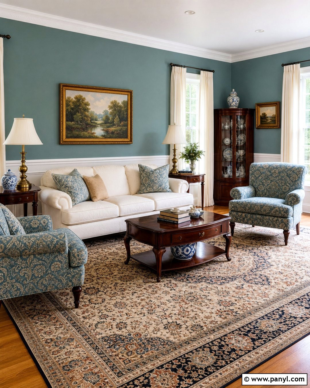 Traditional Blue Green Walls - 30 blue green walls