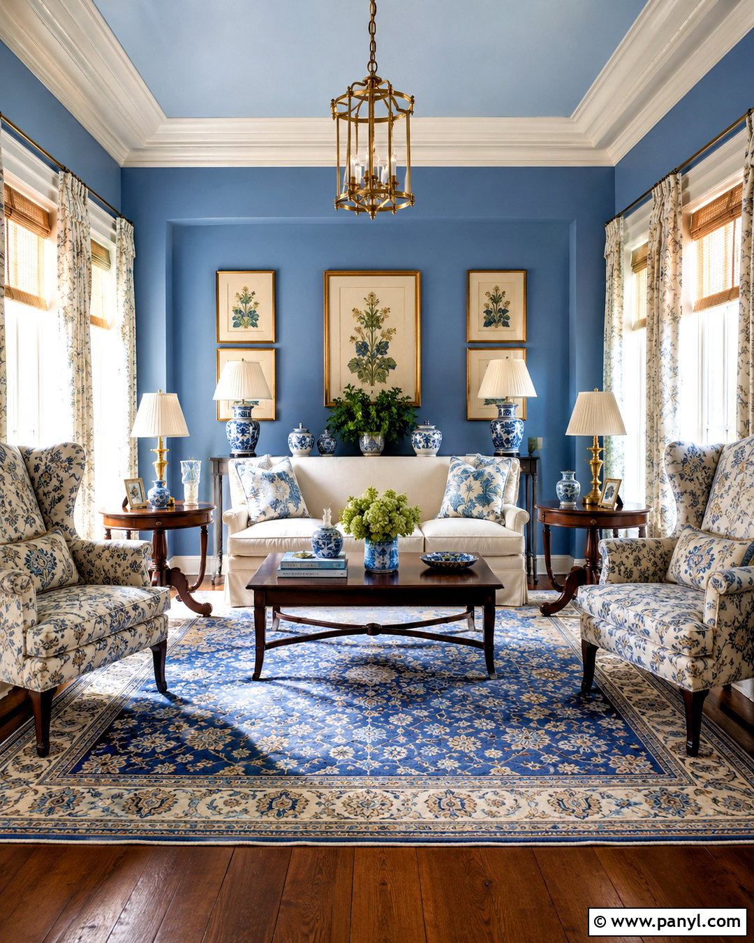 Traditional Blue Sunroom - 20 blue sunroom ideas