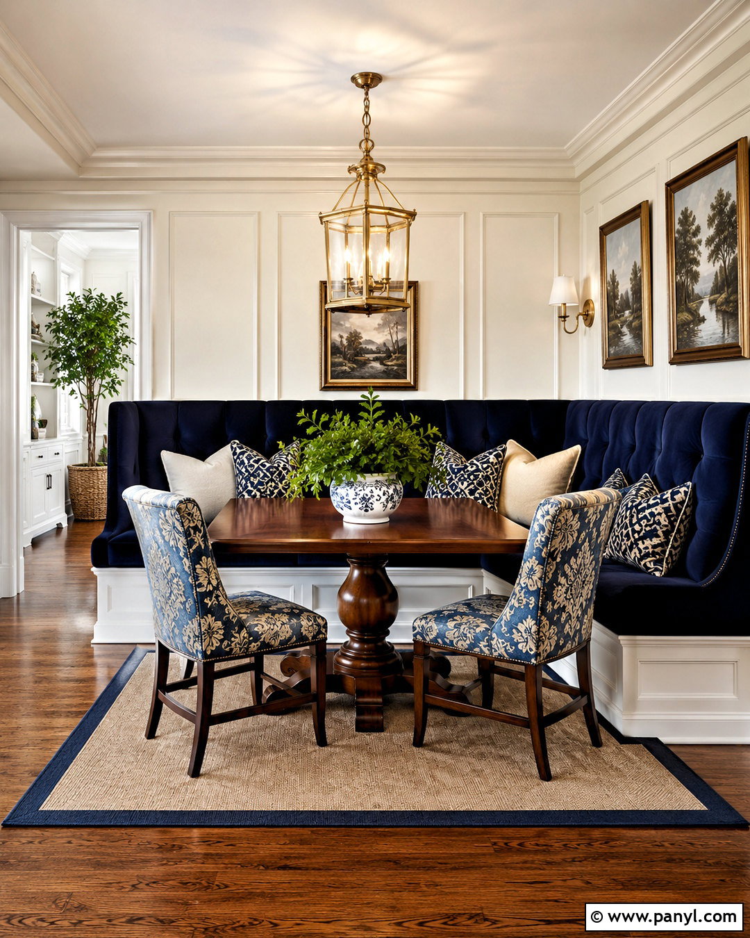 Traditional Breakfast Nook - 20 breakfast nook ideas