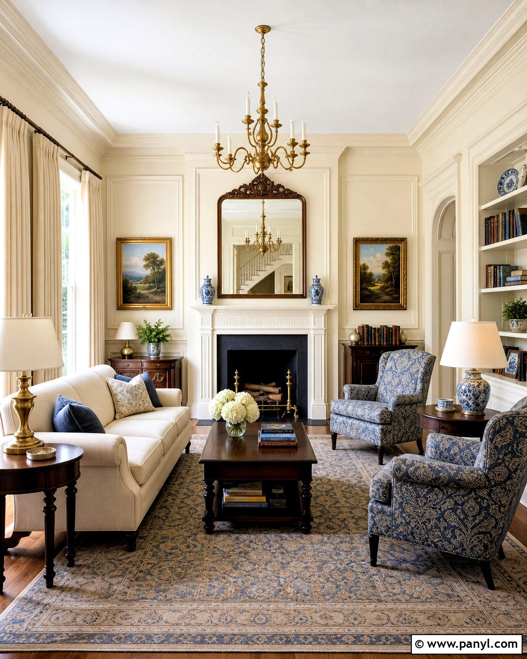 Traditional Cream Sitting Room - 20 cream color room ideas