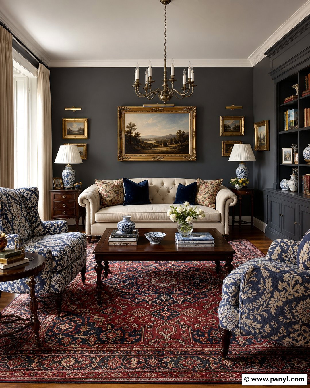 Traditional Dark Grey Living Room Walls - 30 Dark Grey Living Room Walls