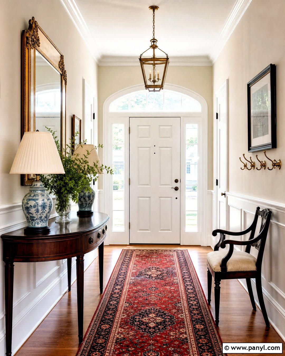 Traditional Entryway With Console Table - 20 entryway ideas