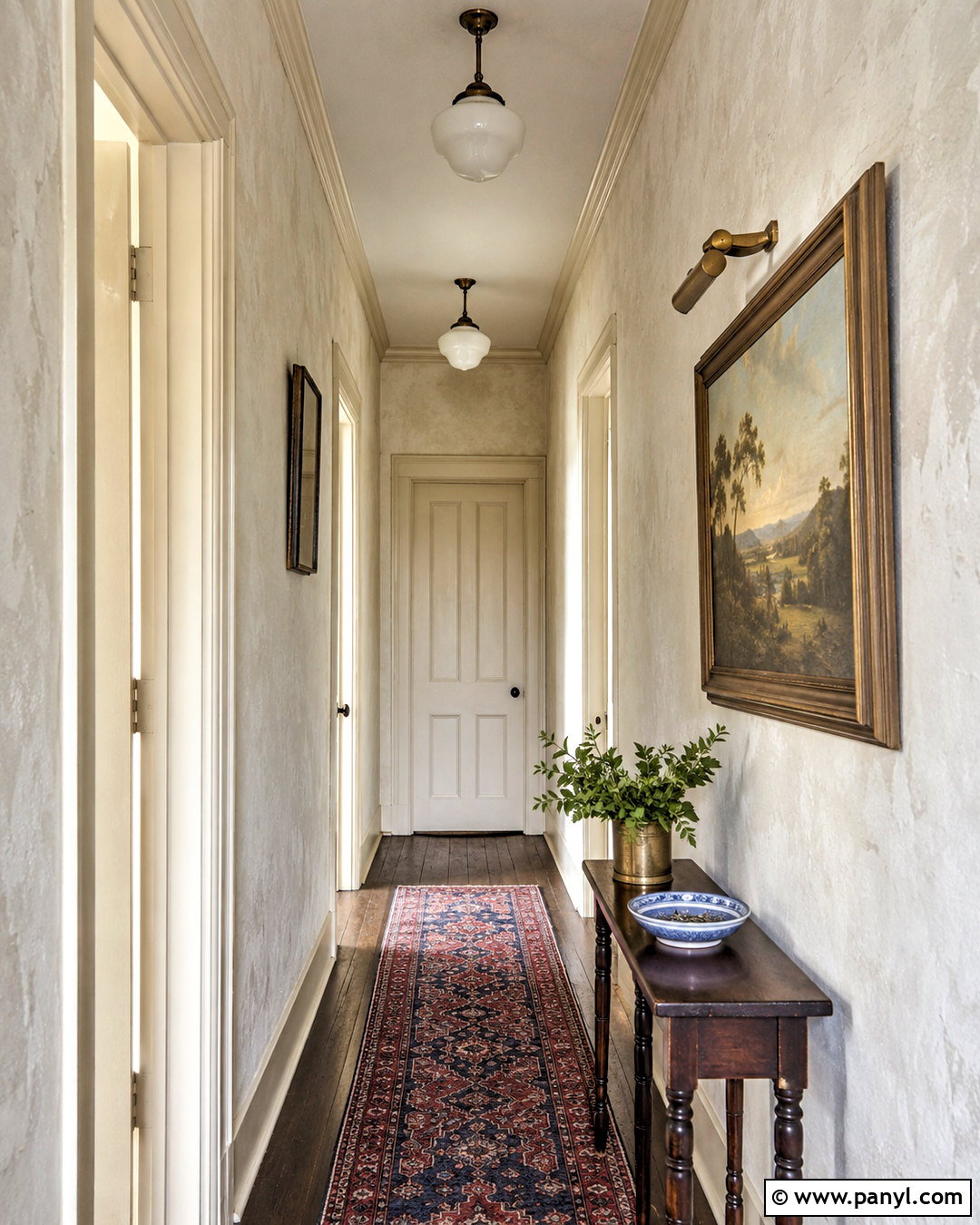 Traditional Lime Plaster Hallway - 20 plastering walls ideas