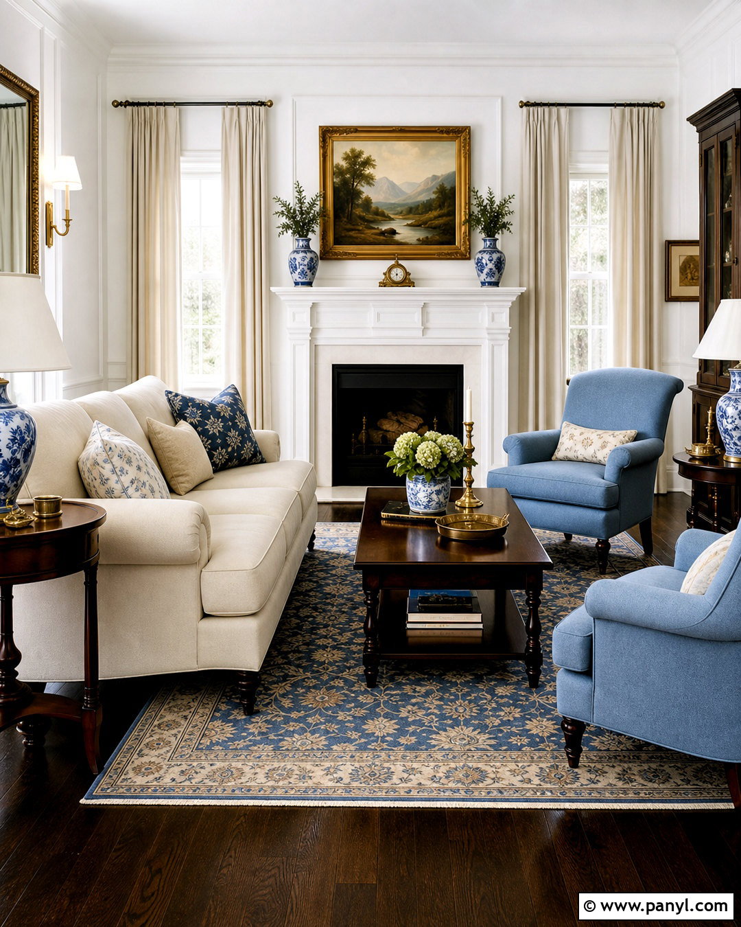 20 White Walls Dark Floors Living Room Ideas for Luxe Style