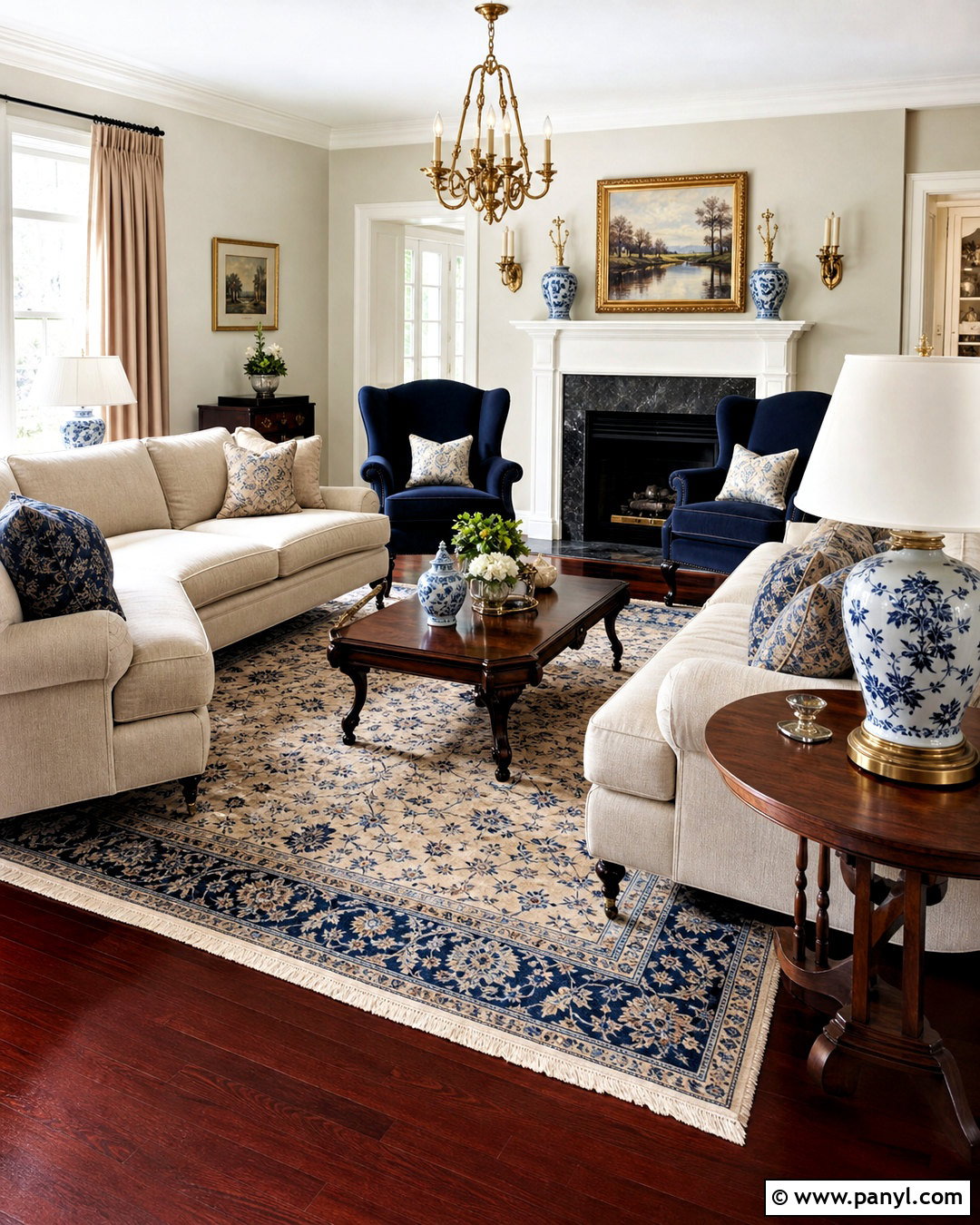 Traditional Red Floor Living Room - 20 red floor living room ideas