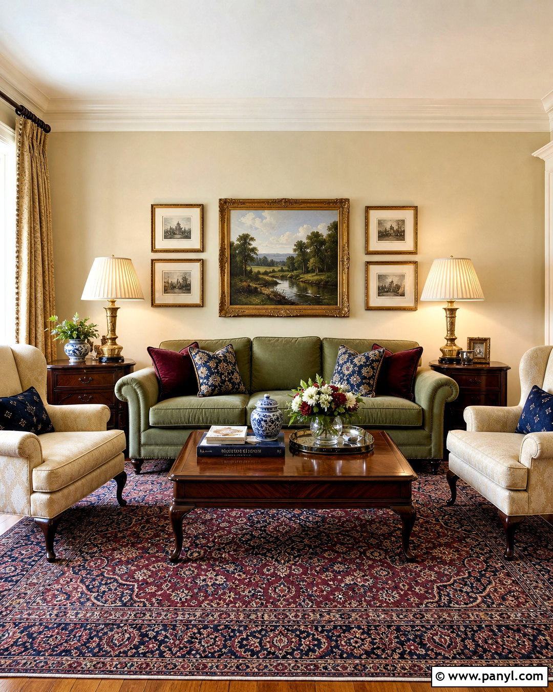 Traditional Sage Green Sofa - 20 sage green sofa living room ideas